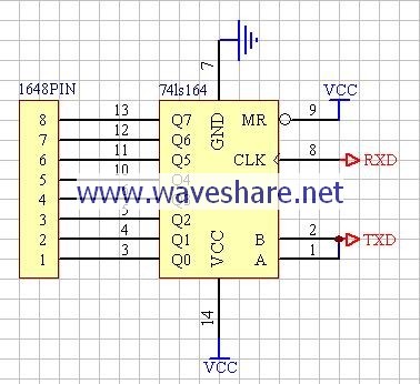 使用74LS164将AVR的串口输出扩为并口输出-2.jpg