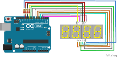 Arduino实验九：四位数码管实验.png
