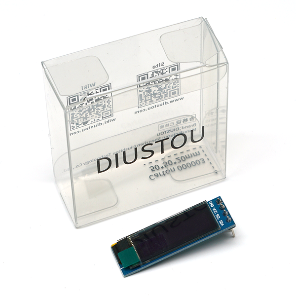文件:OLED Display Module (0.91寸, 4P).png