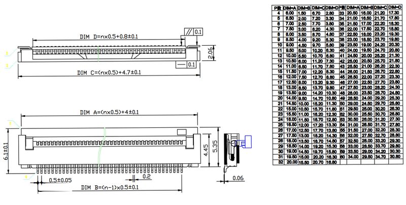 FPC FFC Connector 翻盖式下接1.jpg