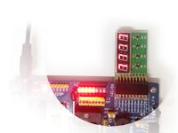 接上8 SEG LED Board后现象