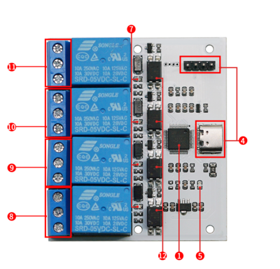 USB Relay (TC, 4, Opto) 产品说明.png