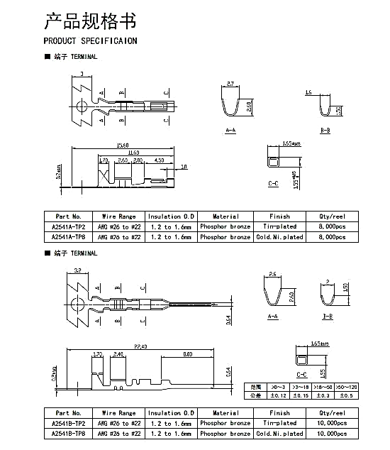 杜邦线连接器套件 产品规格端子.png