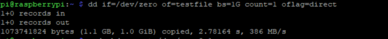 File:PCI-E NVME HAT For Raspberry Pi 5 dd写入.png